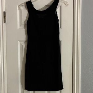 Chic Black Sleeveless Mini Dress